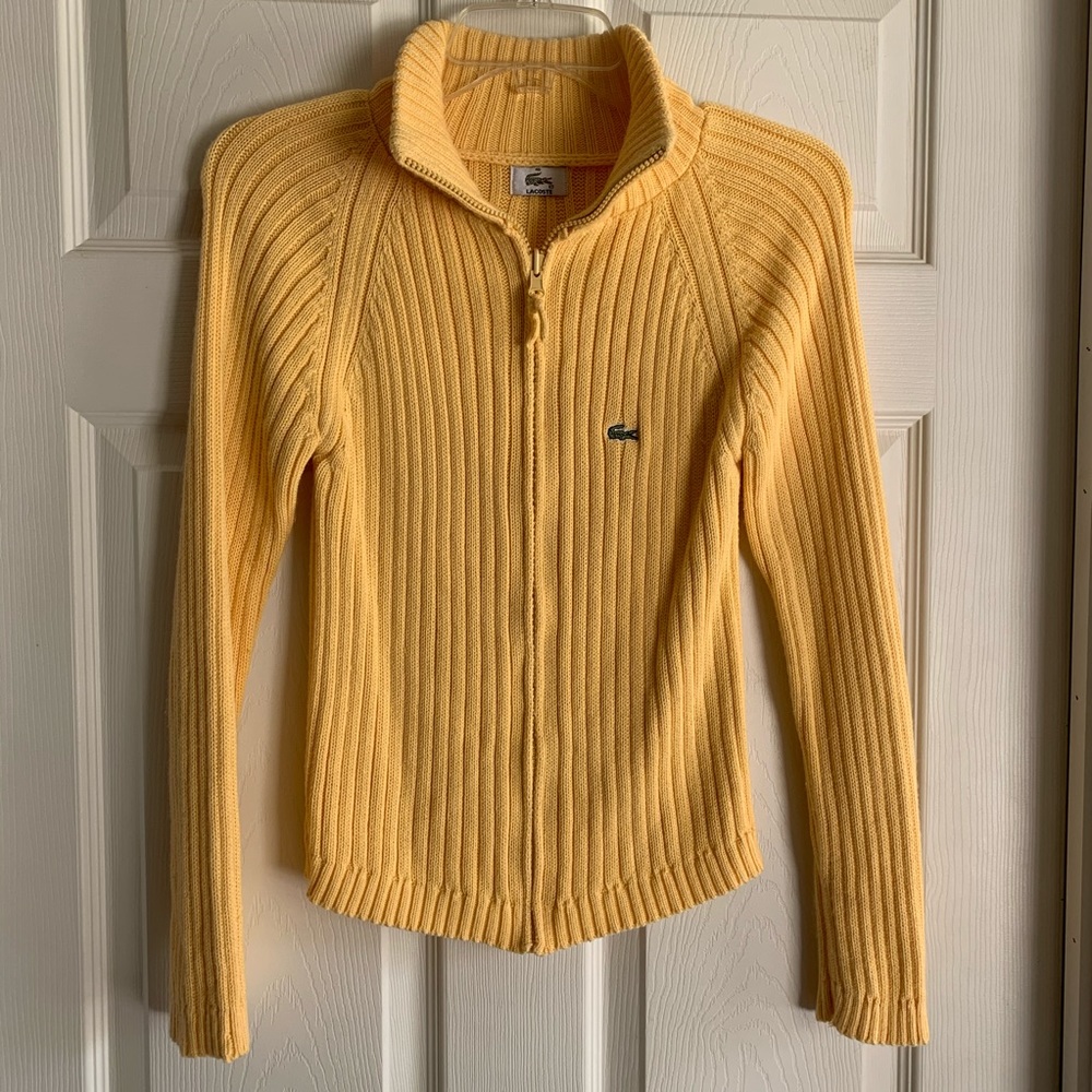 Yellow Lacoste Sweater (40)